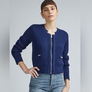 NWT | Everlane | The Cropped Cotton-Merino Bomber
